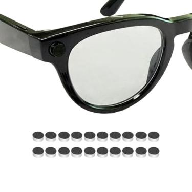 Imagem de 20 adesivos bloqueadores de LED adequados para óculos inteligentes Ray-Ban Meta, Wayfarer, Skyler, Headliner, capa blackout Oakley Meta HSTN, adesivo baixo para reaplicar adesivos