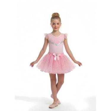 Imagem de Fantasia Infantil Roupa De Bailarina Ballet Balé Festas Aniversário Carnaval (GG(10 ANOS))