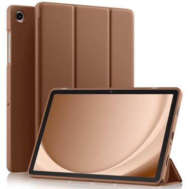 Imagem de Akkerds Compatível com Galaxy Tab A11 Plus 27.9 cm 2026/ A9 Plus 11 polegadas 2023, capa protetora fina de TPU macio com suporte de três dobras e despertar/hibernar automático para tablet Galaxy A11+