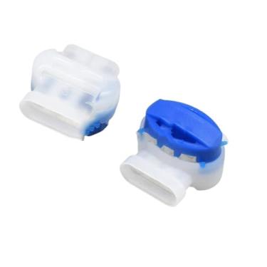 Imagem de SSXLSMYXGS Conectores de emenda de extremidade preenchidos com graxa UY2, terminais de fio de telefone à prova d'água 100PCS para cabo de rede e fiação de baixa tensão(20pcs 314)