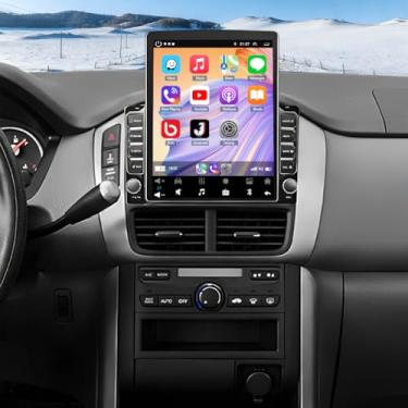 Imagem de Rádio estéreo automotivo para Honda Pilot 2003 2004 2005-2008 com CarPlay sem fio e Android Auto, 24.6 cm Android 14 Double Din Car Audio Bluetooth GPS WiFi FM RDS SWC Câmera de reserva, 2 + 32 G