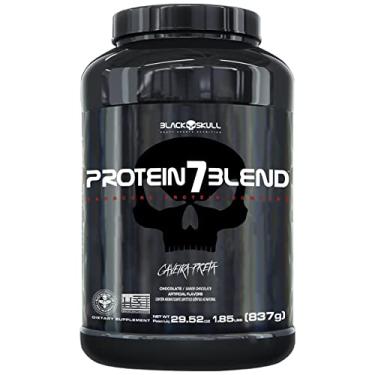 Imagem de Protein 7 Blend, Black Skull, Chocolate, 837 G