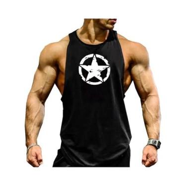 Imagem de Camiseta De Academia Masculina Para Musculação, Fitness E Corrida Com 