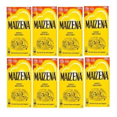 Imagem de Kit C/8 Maizena Amido De Milho Duryea 200g