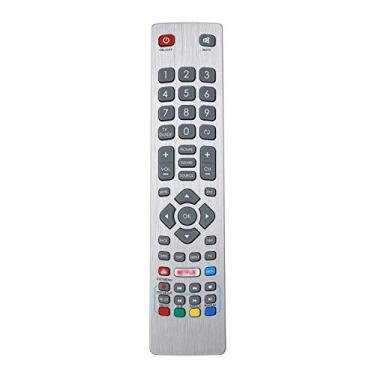 Imagem de Controle Remoto de TV Substituto para Sharp Aquos Tamanho Portátil Fácil Pegar Botão 3D ABS Sem Configuração Necessária Operar Desempenho Estável Longa Distância Transmissão Fernbedienung