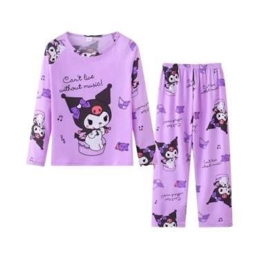 Imagem de Pijamas Da Princesa Elsa Do Frozen Para Crianças, Conjuntos De Pijamas