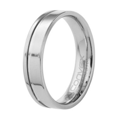 Imagem de Aliança de Aço Abaulada Plus Light 6mm - Convex, 28