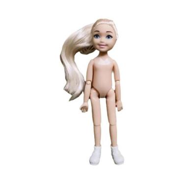 Imagem de Boneca Reborn De Pele Escura 14cm Com Articulações Móveis Para Meninos