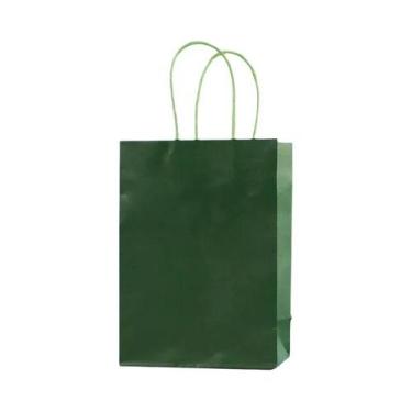 Imagem de Sacolas De Presente De Papel Kraft Coloridas 10PCS Sacolas De Compras 