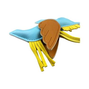 Imagem de Chaveiro De Pônei Alado Adorável Multicolorido Em Couro PU Com Borla P