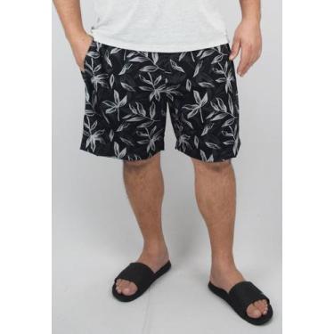 Imagem de Short Estampado Elastano Plus Size Grande Bermuda praia - Butu Biru, P