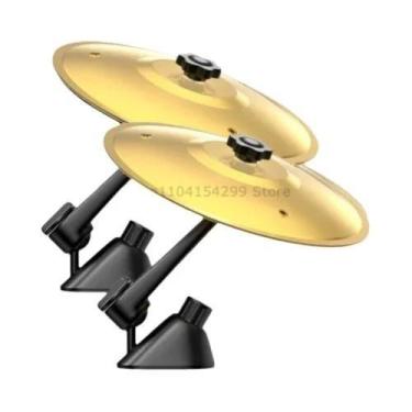 Imagem de Mini Bateria Universal Com Pratos Para Decoração De Saída De Ar Automo