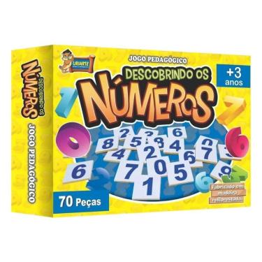 Imagem de Jogo Pedagógico Descobrindo Os Números - 70 Peças