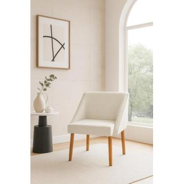 Imagem de Cadeira Decorativa Liz Suede para Sala salão recepção escolha sua cor.