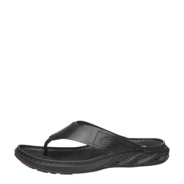 Imagem de Chinelo Masculino Pegada Solado E.V.A REF: 134103 COURO, Preto, 42