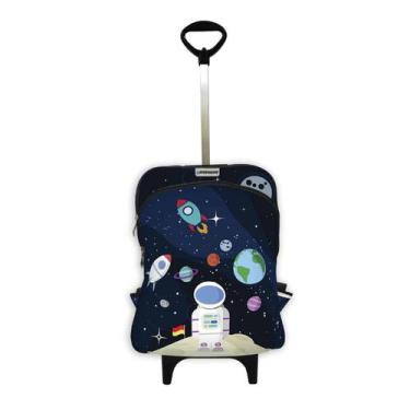 Imagem de Mochila Premium em Neoprene c/ Rodinhas - ISOPRENE - Astronauta