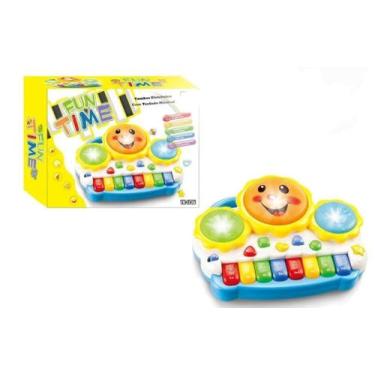 Imagem de Piano Infantil Musical Solzinho  Luzes e Sons - Generico