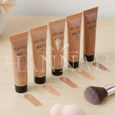 Imagem de Base Líquida Matte Belle Angel  Alta Cobertura, Longa Duração e Toque 