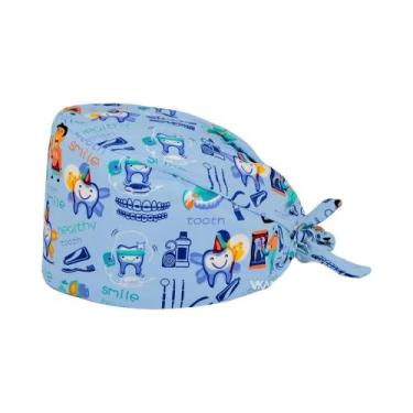 Imagem de Touca Cirúrgica Ajustável Para Mulheres E Homens Com Cabelos Longos, B