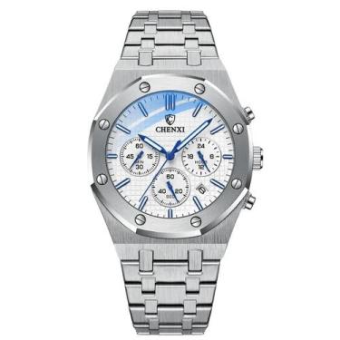 Imagem de Relógios masculinos de aço inoxidável movimento quartzo - - CHENXI, BR