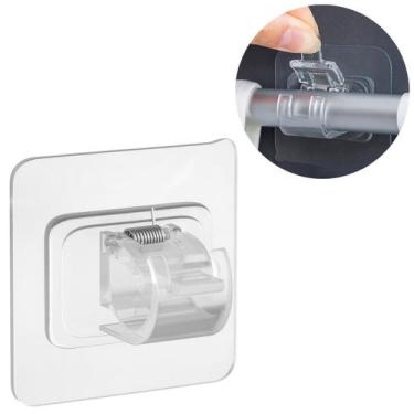 Imagem de Suporte Gancho Auto Adesivo Para Varão Cortina Resistente - Kilin Kich