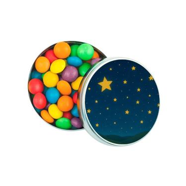 Imagem de Latinha Lembrancinha Personalizada Céu Estrelado