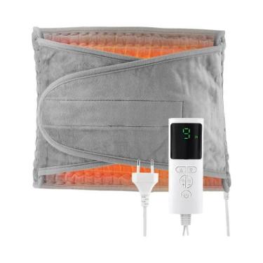 Imagem de Cinto De Suporte Lombar Aquecido Com Temperatura Ajustável E Almofada 