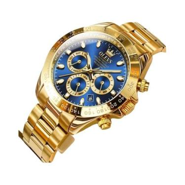 Imagem de OLEVS 6638 Relógios masculinos Calendário Semana Relógio automático de