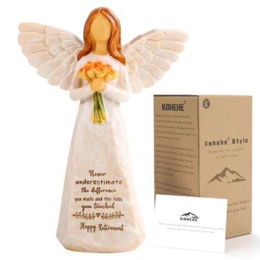 Imagem de Estatueta Kohehe Angel para presente de aposentadoria de 14 cm com car