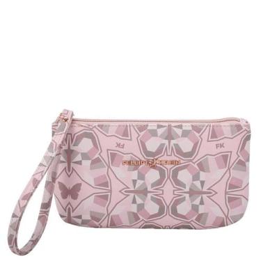 Imagem de Carteira Alça de Mão Grande Fellipe Krein Ss23 Fk656 Bege - Nude, Amar