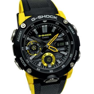 Imagem de Relógio Casio Analógico e Digital G-Shock Masculino Amarelo GA-2000-1A