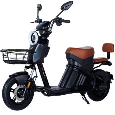 Imagem de Bicicleta Elétrica com Bateria de Lítio 48V 20Ah 1000W E-Trek Duos Preta
