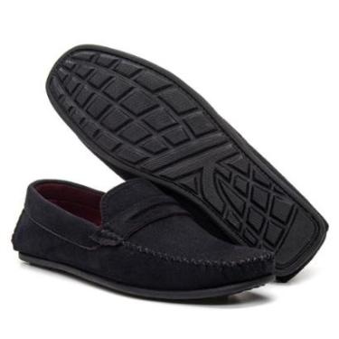 Imagem de Mocassim Estilo Drive Masculino Em Camurça Casual-Masculino