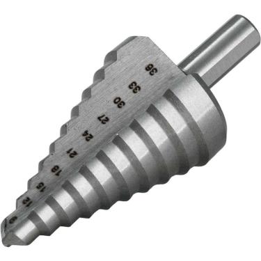 Imagem de Broca De Aço Rápido, Escalonada, 9 Mm A 36 Mm, Vonder