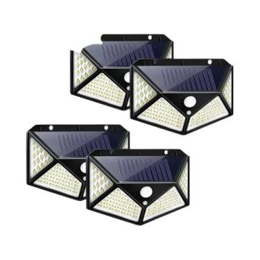 Imagem de Luzes De Parede Solares À Prova d'Água Com Sensor De Movimento Para Ex