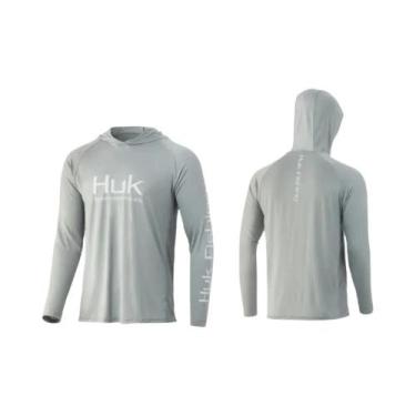 Imagem de Camiseta De Pesca Masculina De Manga Longa Com Proteção UV, Respirável