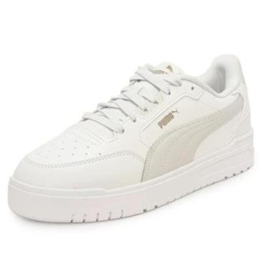 Imagem de Tênis Puma Shuffle Downtown White Gray Gold-Masculino