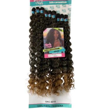 Imagem de Cabelo Anjo Cacheado Entrelace 100% Bio 80cm Longo 9 Telas - bbless, 1