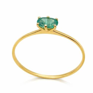 Imagem de Anel em Ouro 18K com Esmeralda Oval - Joia Exclusiva - Justino Ribas, 