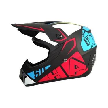 Imagem de Capacete Completo Para Crianças E Jovens Com Óculos De Motocross E Luv