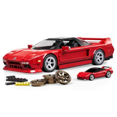 Imagem de Blocos De Montar - Acura Nsx 1990 - 876 Peças - Hot Wheels - 1:16 - Mattel