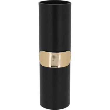 Imagem de VASO DECORATIVO ENFEITE PLANTA METAL 34x10x10cm PRETO