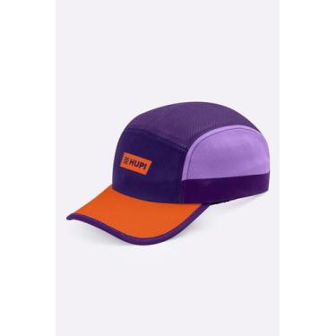 Imagem de Boné para Corrida HUPI Run Fast Roxo e Laranja, Roxo, Laranja, UNICO