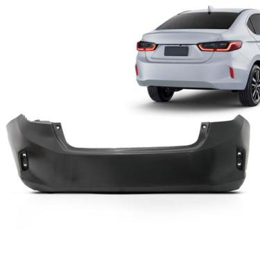 Imagem de Parachoque Traseiro City Sedan 2022 2023 Sem Furo Sensor - BBSI