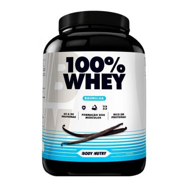 Imagem de Whey Protein 900g Alta Proteina 24g por Dose WPC WPI Uso Diario-Unissex