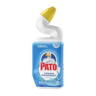 Imagem de Desinfetante Limpador Sanitário Pato Gel Marine 500ml