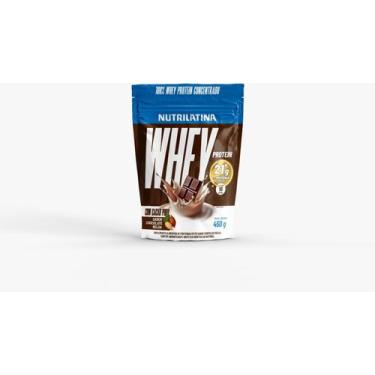 Imagem de WHEY PROTEIN CONCENTRADO CHOCOLATE 450g - 21g Proteína - Nutrilatina