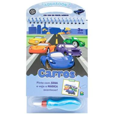 Imagem de Livro Infantil Aquabook Pinta Com Agua Carros - Todo Livro