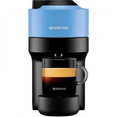 Imagem de Máquina de Café Cápsulas Nespresso Vertuo Pop com Kit Boas-Vindas Azul com 12 Unidades...