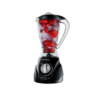 Imagem de Liquidificador britania 4 velocidades preto 900w 220v - Britânia, Pret
